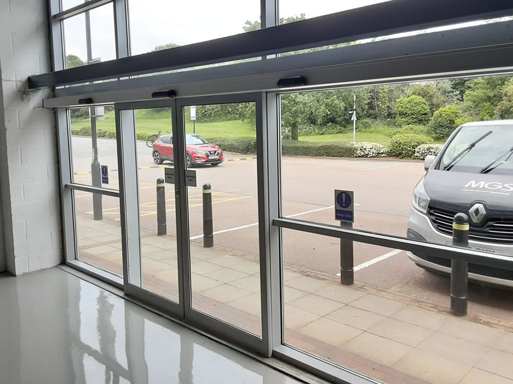 Commercial automatic doors