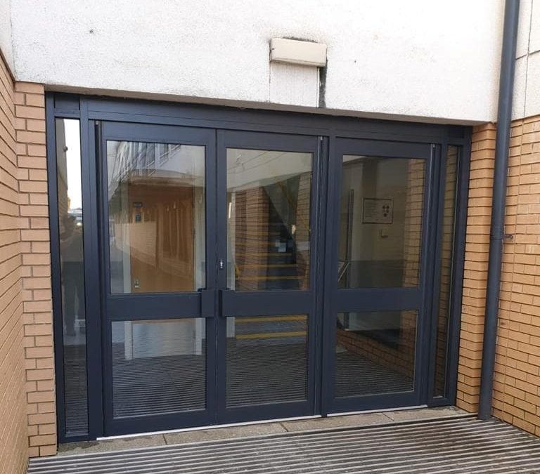 Aluminium Doors & Double Glazing Installed At St Joseph’s Catholic College, Swindon.